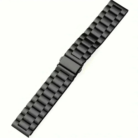 Black Stainless Steel Watch Band - Picture 5 of 5